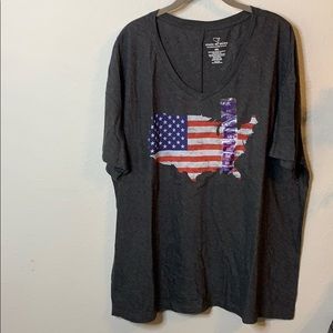 NWT State of Mine America Graphic Tee Shirt